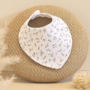 Bavoir Bandana brin d'Ocre