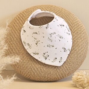 Bavoir Bandana Jardin d'Eucalyptus