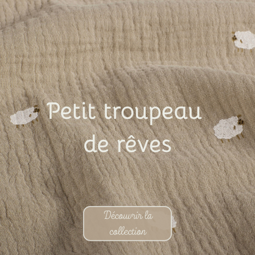 Chancelière poussette bébé personnalisable – Double gaze & éponge bambou – Image 9