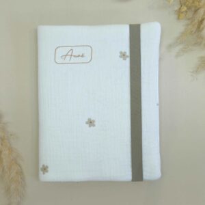 Protège carnet de santé Bouquet de dodo