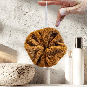 Fleur de douche bambou caramel