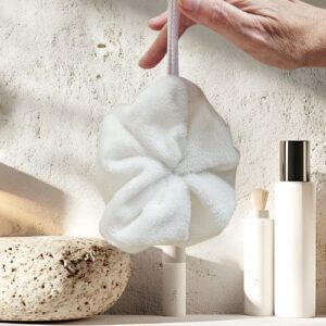 Fleur de douche en bambou blanc – Douceur et pureté naturelle