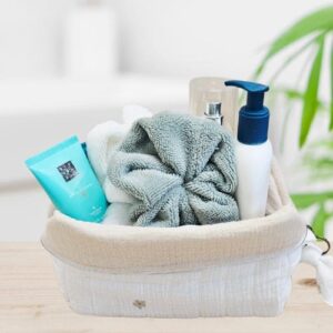 trousse toilette double gaze matelassée Bouquet de dodo