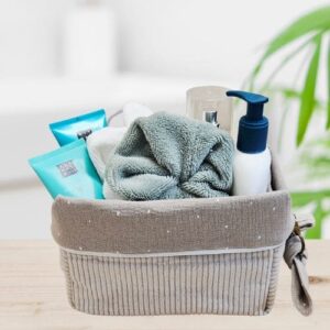 trousse toilette velours gris Nuée de tendresse