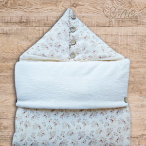 Chancelière cosy / poussette - collection charme d'antan - doublure bambou écru