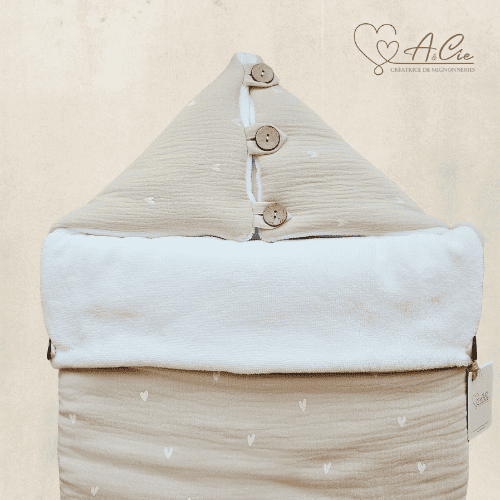 Chancelière collection cœur de douceur - artisanat Français - Anaë et Compagnie