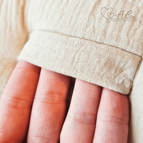 Zoom sur passant pour harnais chancelière cœur de douceur