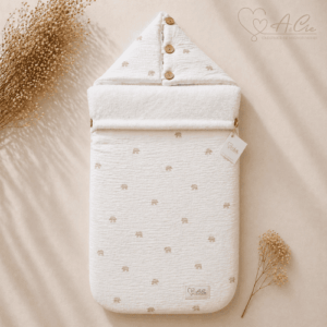 Chancelière 3 points fait main - Anaë et Compagnie -collection brise polaire