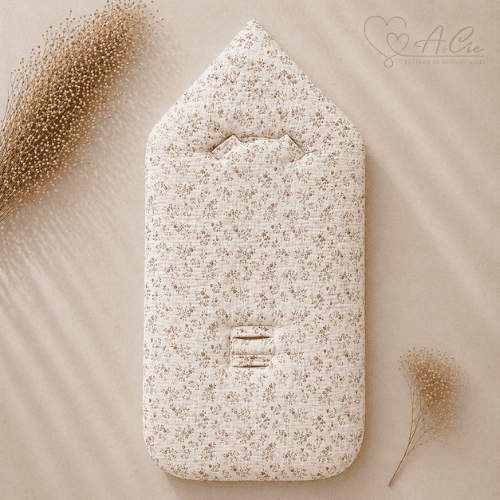 Chancelière bébé cosy - collection charme d'antan - dos