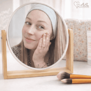 Bandeau démaquillant en éponge de coton